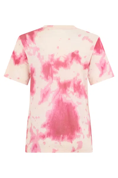 Isabel Marant Short Sleeve Tie-dye T-shirt In Pink