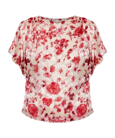 Isabel Marant Short Sleeve Top In Multi