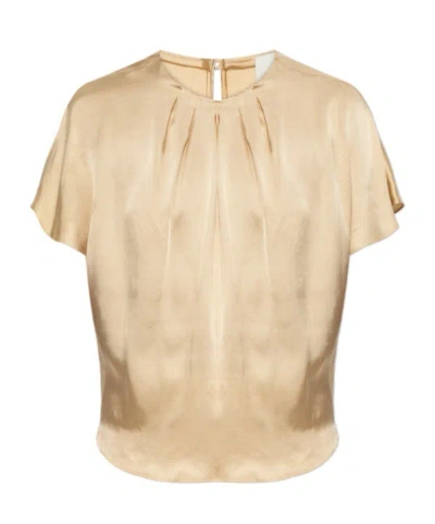 Isabel Marant Short Sleeve Top In Neutral