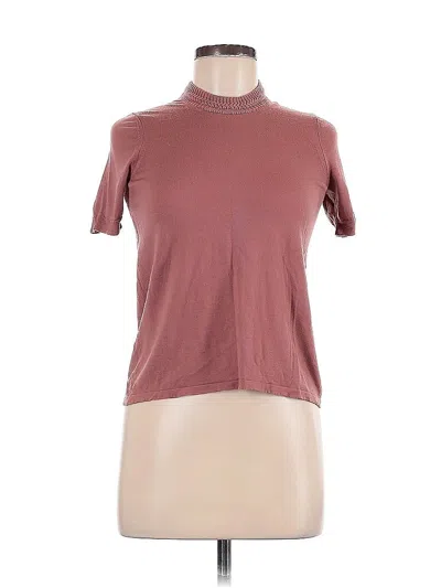 Pre-owned Isabel Marant Short Sleeve Turtleneck In Red