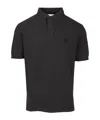 Isabel Marant Organic Cotton Polo T-shirt With Short Sleeves In Black