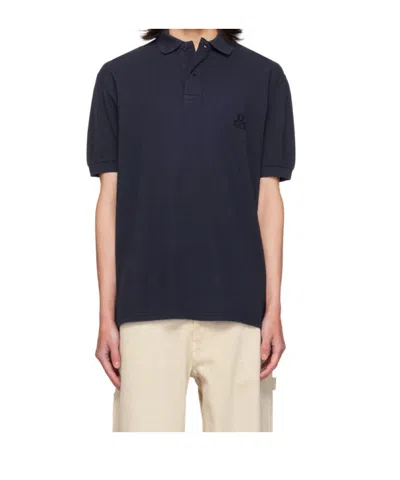 Isabel Marant Short-sleeved Polo Shirt In Black