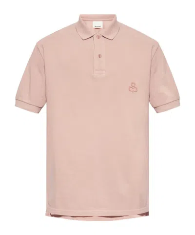 Isabel Marant Short-sleeved Polo Shirt In Nude