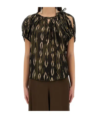ISABEL MARANT ISABEL MARANT SHORT-SLEEVED STRIPED TOP