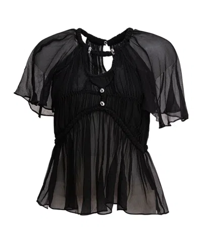Isabel Marant Short-sleeved Shirt In Black