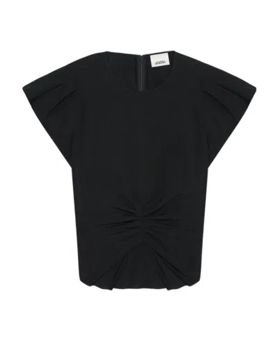 Isabel Marant Short Sleeved Shirt In Black