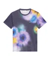Isabel Marant Blur-effect Logo-print T-shirt In Gray
