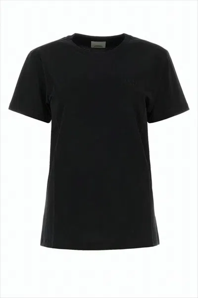 Isabel Marant Short-sleeved T-shirt With Classic Round Neckline In White