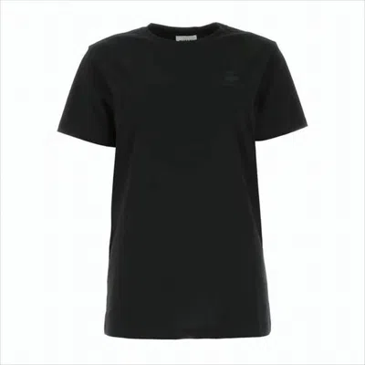 Isabel Marant Short-sleeved T-shirt With Subtle Logo In Black