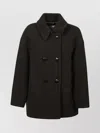 Isabel Marant Short Wool Coat Double-breasted Design