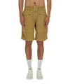 Isabel Marant Elastic Waist Shorts In Green