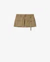 Isabel Marant Barta Cargo Shorts Straps Multiple Pockets In Brown