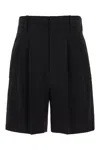 Isabel Marant Woman Shorts & Bermuda Shorts Black Size 4 Triacetate, Polyester In Black