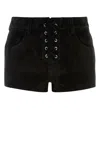 Isabel Marant Aneli Denim Moto Jacket In Black