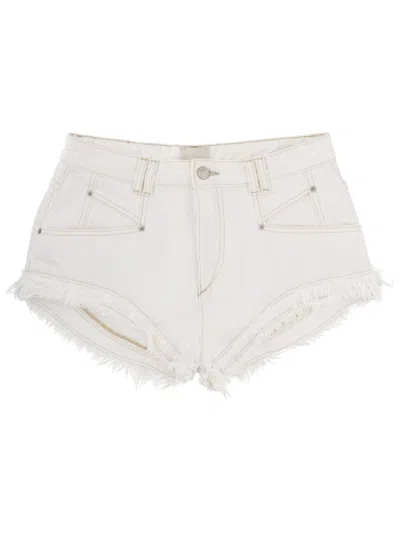 Isabel Marant Eneidala Shorts Woman In White