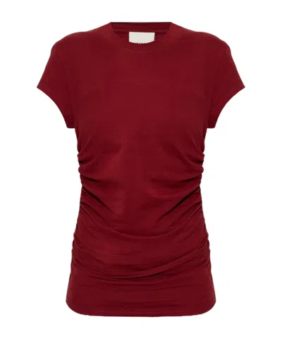 Isabel Marant Short-sleeved T-shirt In Burgundy