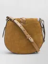 Isabel Marant Small Altay Braided Leather Shoulder Strap In Brown