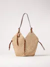 Isabel Marant 'tampa' Woven Leather Shoulder Bag In Beige