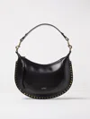 Isabel Marant Oskan Moon Studded Shoulder Bags In Black
