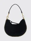 Isabel Marant Black Oskan Shoulder Bag In Black