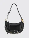 Isabel Marant Oskan Moon Shoulder Bag In Black
