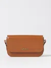 Isabel Marant Caramel Leather Lizza Shoulder Bag In Brown