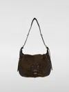 Isabel Marant Sierra Suede Shoulder Bag In Brown