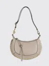 Isabel Marant Oskan Stud-embellished Shoulder Bag In Neutral