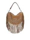 Isabel Marant Oskan Soft Fringed Shoulder Bag