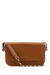 Isabel Marant Women Caramel Leather Lizza Shoulder Bag