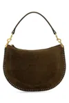 Isabel Marant Olive Green Suede Oskan Shoulder Bag