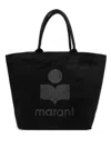Isabel Marant Logo Detailed Tote Bag In Black