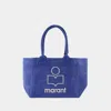 Isabel Marant Yenky Shoulder Bag -  - Cotton - Blue In Blue