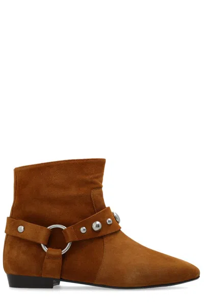 Isabel Marant Stania Boots In Brown