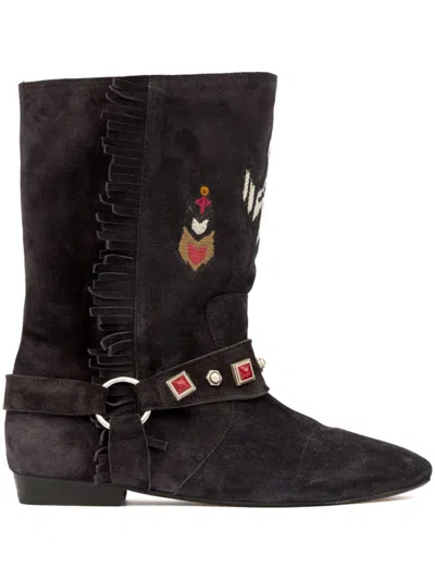 Isabel Marant Siani Boots In Black