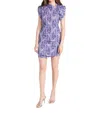 Isabel Marant Sibara Cotton Dress In Faded Night In Multi