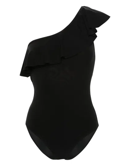 ISABEL MARANT SICILYA RUFFLE-DETAILING SWIMSUIT