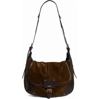 Isabel Marant Sierra Shoulder Bag In Cognac