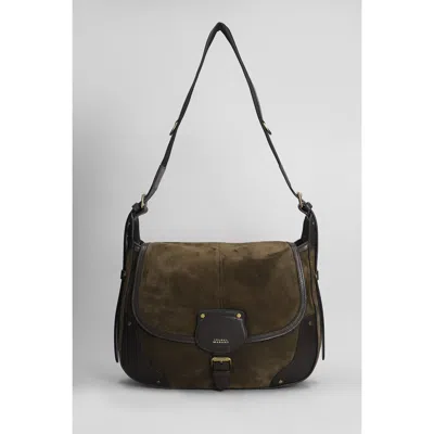 Isabel Marant Sierra Shoulder Shoulder Bag In Brown Suede