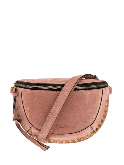 Isabel Marant Sikano Studded Belt Bag In Pink