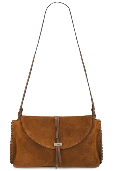 Isabel Marant Silao Pouch Shoulder Bag In Cognac
