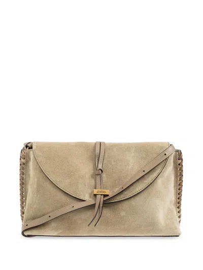 Isabel Marant Silao Shoulder Bag In Neutrals