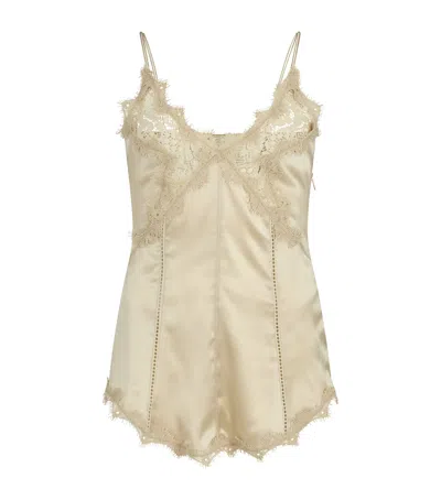 Isabel Marant Silk-blend Diandra Cami Top In Gold