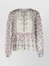 Isabel Marant Silk Blouse With Printed Floral Pattern