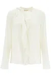 Isabel Marant Beige Utah Ruffle-detail Blouse