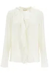 ISABEL MARANT SILK BLOUSE WITH RUFFLE 'UT