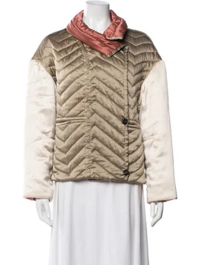 Pre-owned Isabel Marant Silk Coat In Neutrals