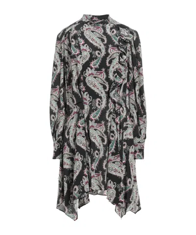Isabel Marant Silk Dresses In Black