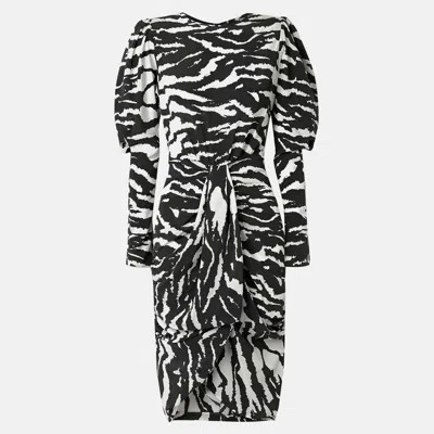 Pre-owned Isabel Marant Silk Knee Length Dress 40 In Black