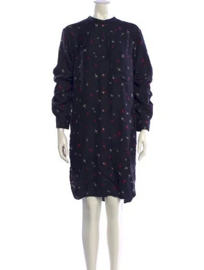 Pre-owned Isabel Marant Silk Knee-length Dress In Black